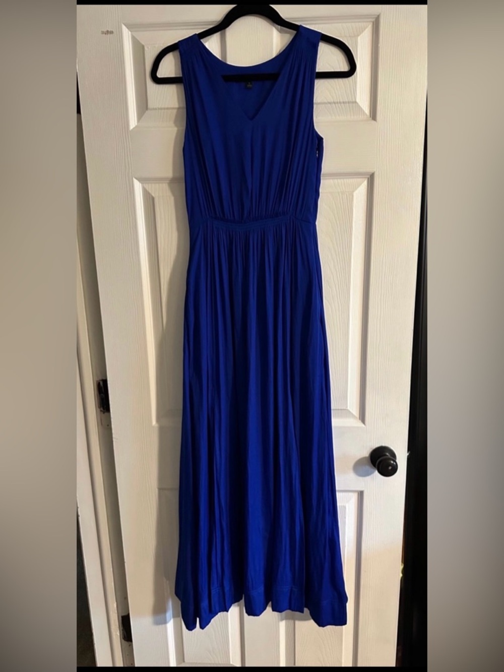 Banana Republic Royal Blue Sleeveless Maxi Dress
